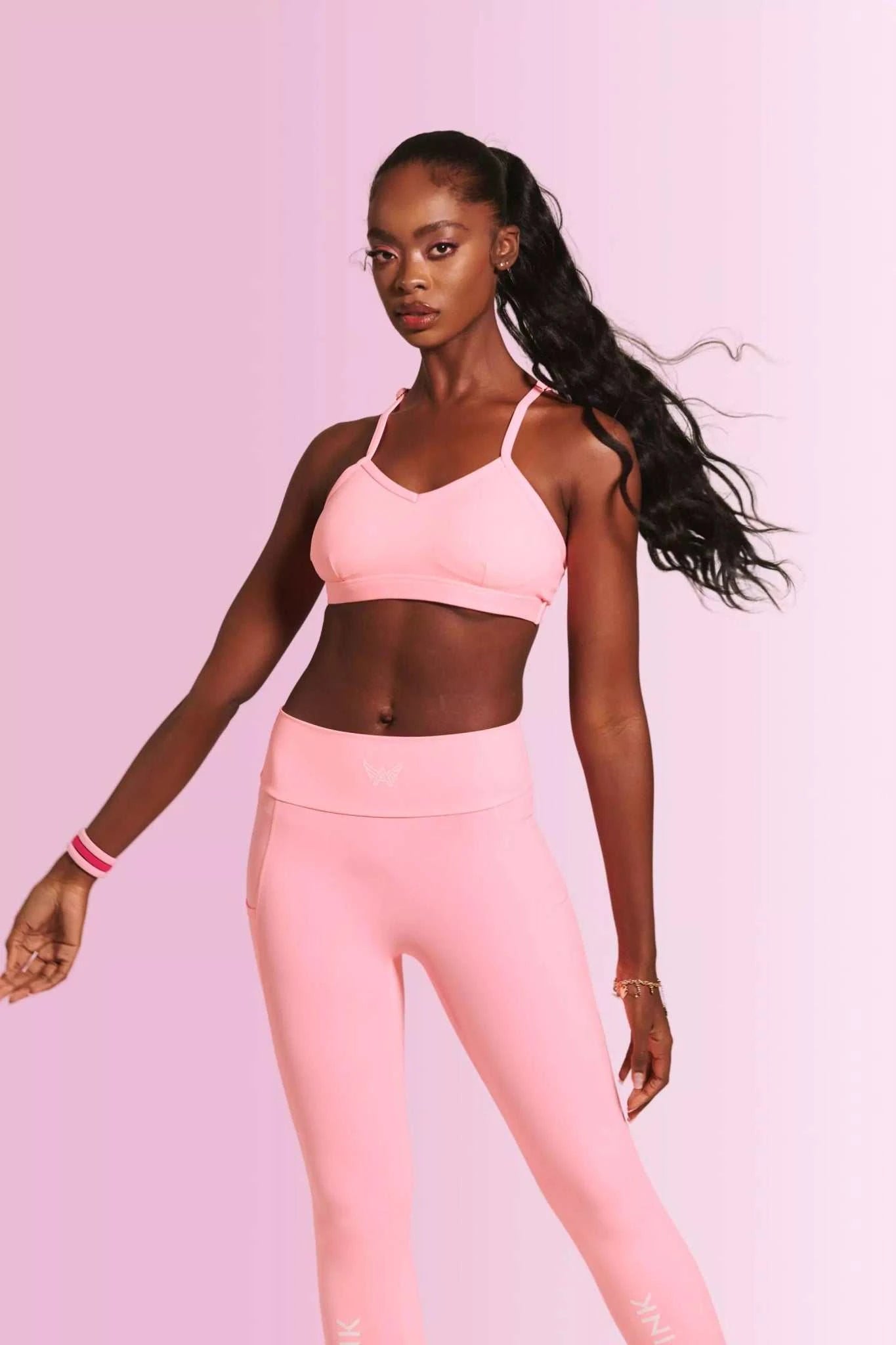 Pink blush leggings on sale