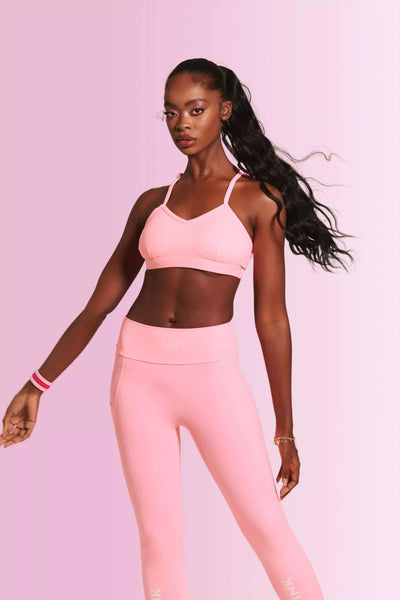 Blush Bliss Venus Leggings Luxury Activewear for Women Aspire Pink