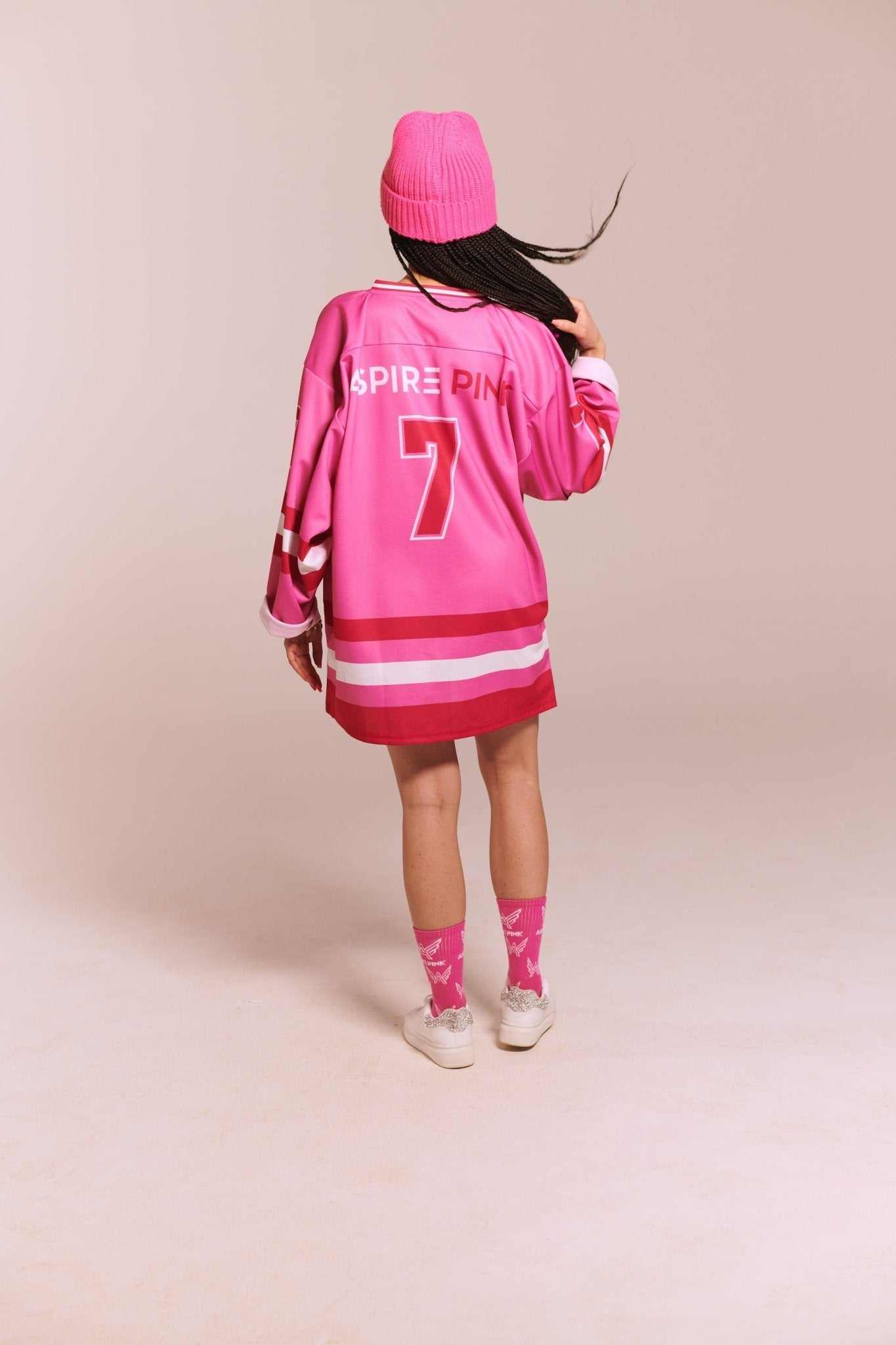 Pink Jersey Dress